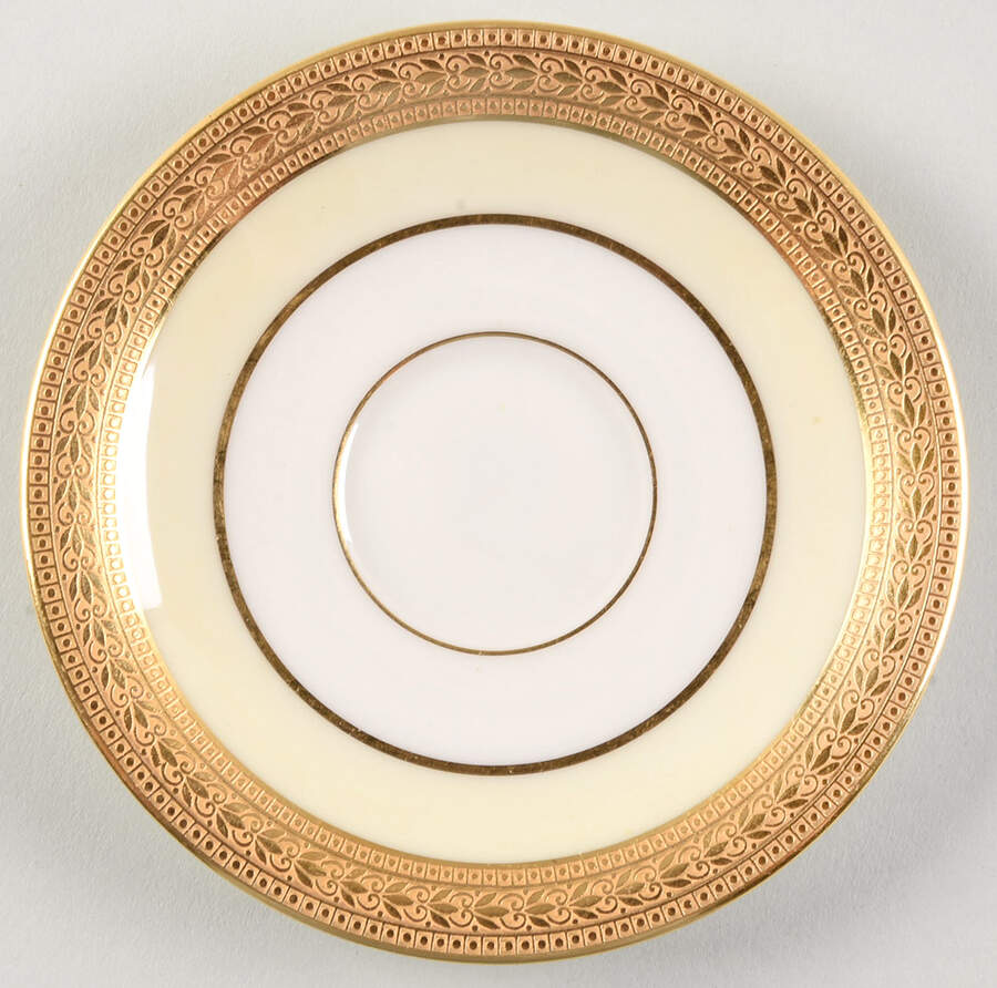 Evanston Saucer for Footed Demitasse Cup by Lenox-1