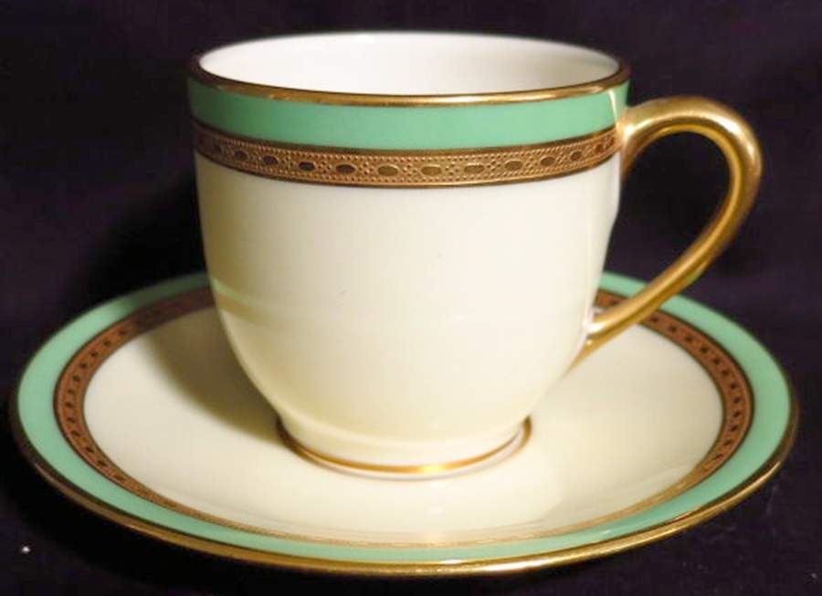 F337g Flat Demitasse Cup & Saucer Set by Lenox-1