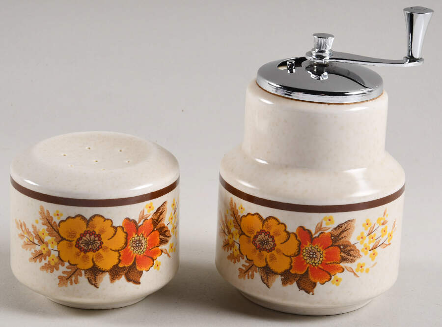 Fall Blossoms Salt Shaker & Pepper Mill Set by Lenox-1