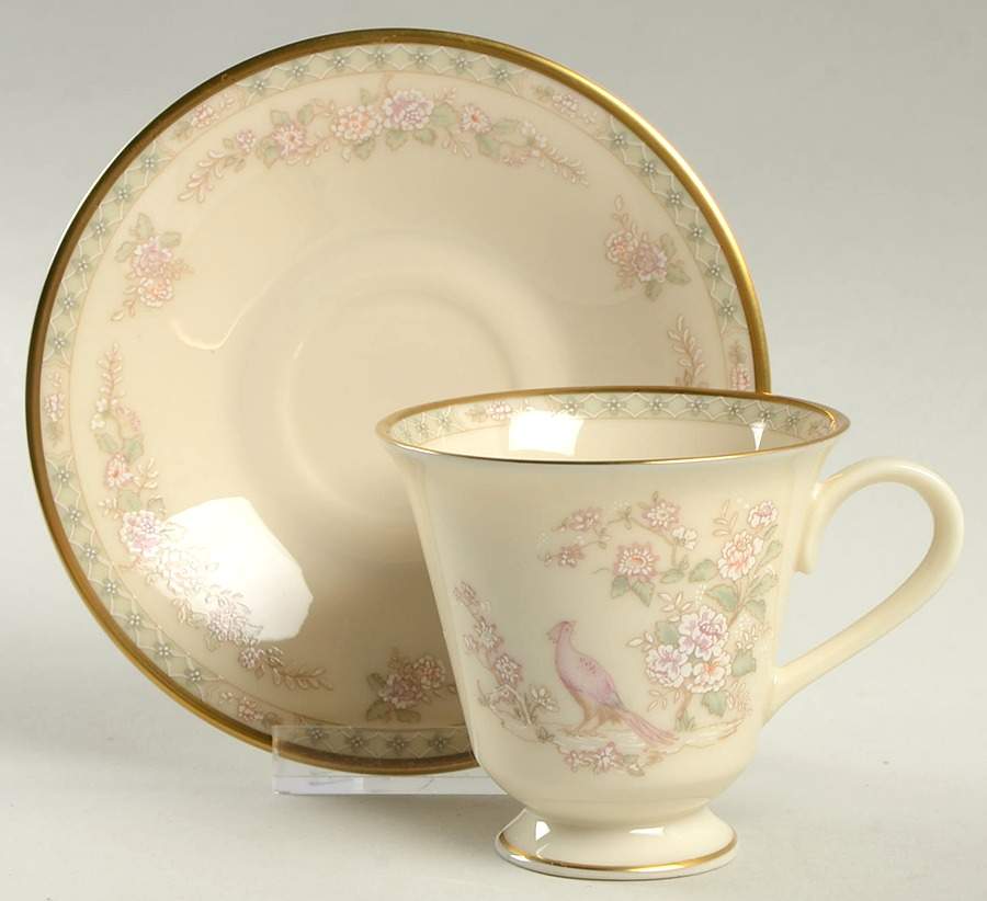 Fair Isle Footed Demitasse Cup & Saucer Set by Lenox-1