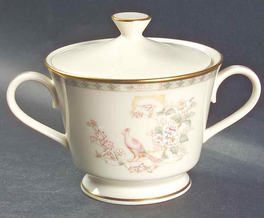 Fair Isle Sugar Bowl & Lid by Lenox-1