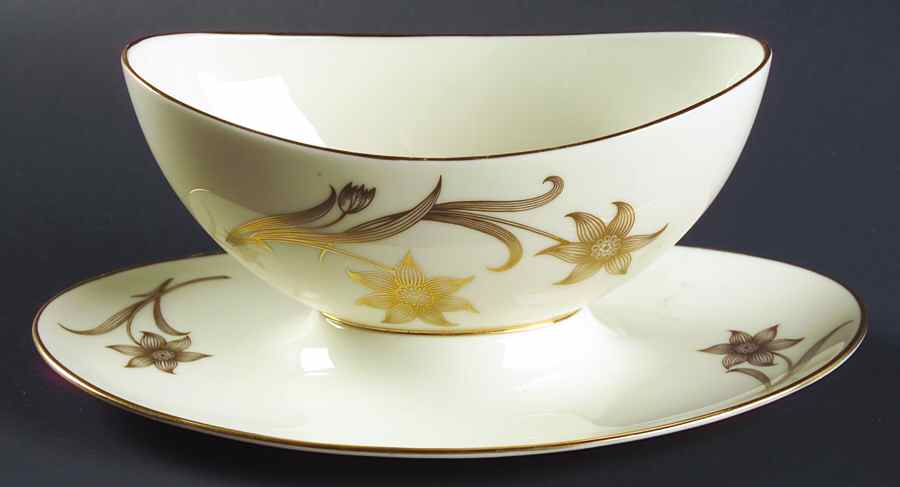 Fairfield Gravy Boat with Attached Underplate by Lenox-1