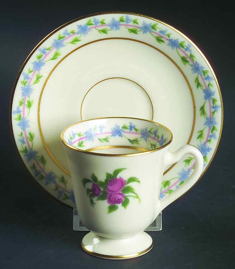 Fairmount Footed Demitasse Cup & Saucer Set by Lenox-1