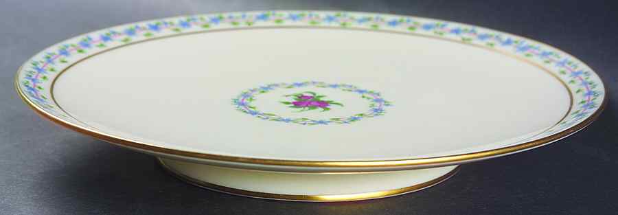 Fairmount Large Footed Sandwich Plate by Lenox-1