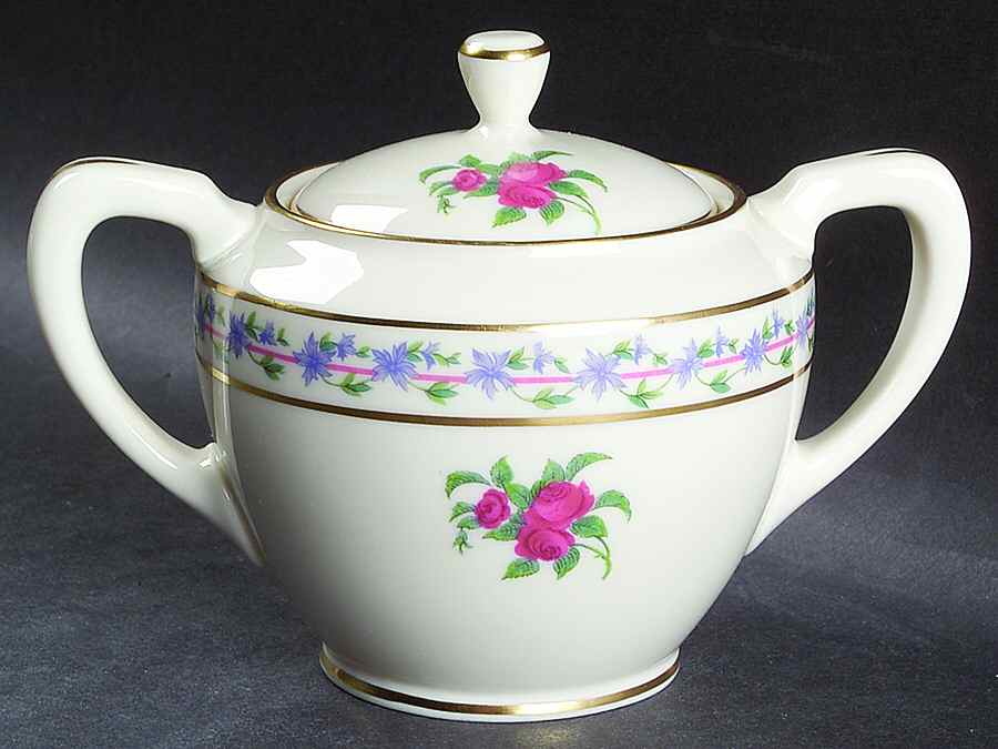 Fairmount Shape 1962 Sugar Bowl & Lid by Lenox-1