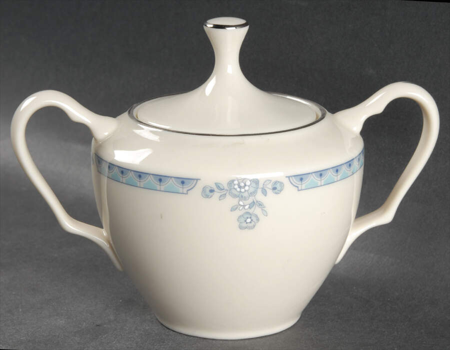 Fanciful Sugar Bowl & Lid by Lenox-1