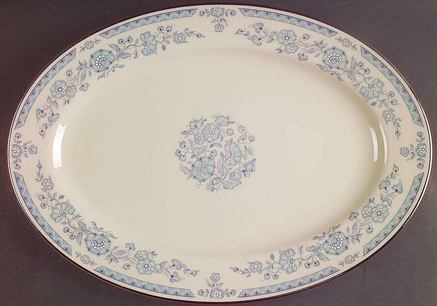 Fanciful 16" Oval Serving Platter by Lenox-1
