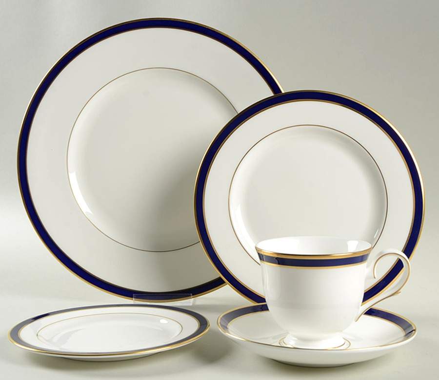 Federal Cobalt 40 Piece Estate Set by Lenox-1