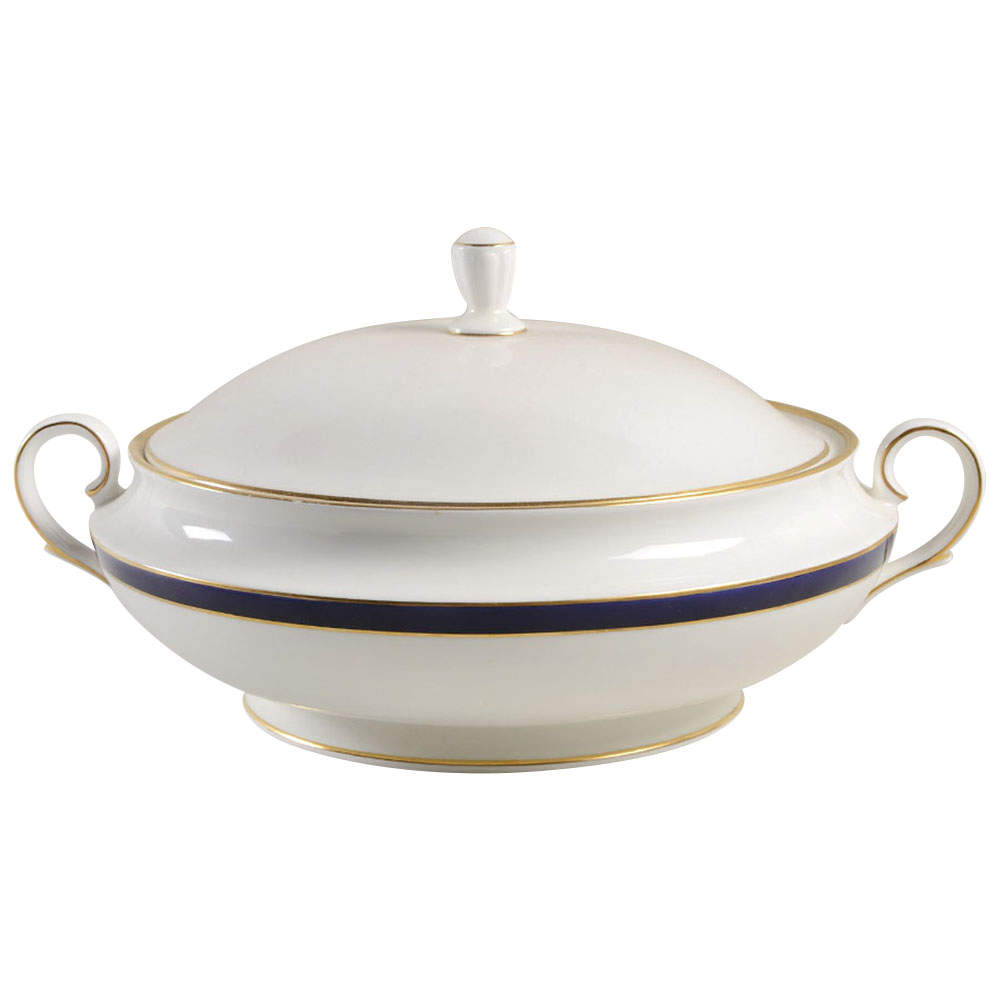 Federal Cobalt Round Covered Vegetable by Lenox-1