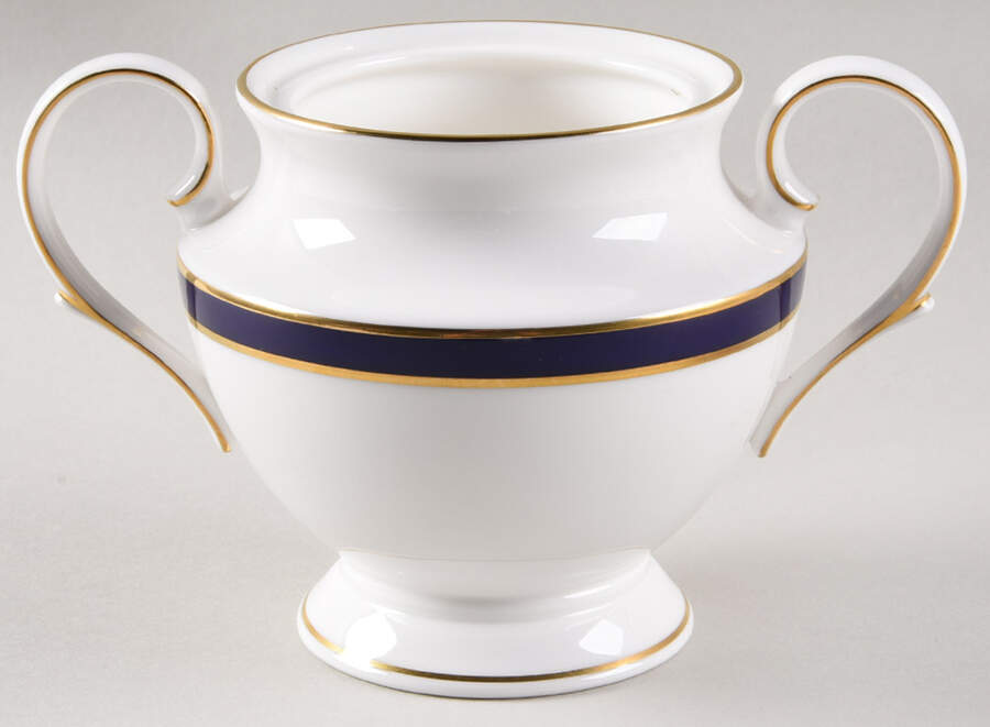 Federal Cobalt Sugar Bowl No Lid by Lenox-1