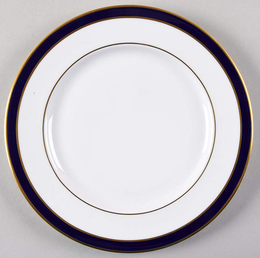 Federal Cobalt Salad Plate by Lenox-1