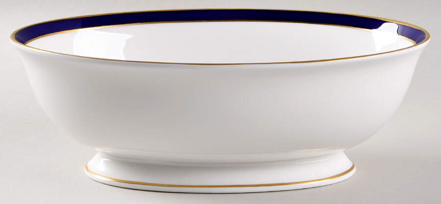 Federal Cobalt 9" Oval Vegetable Bowl by Lenox-1