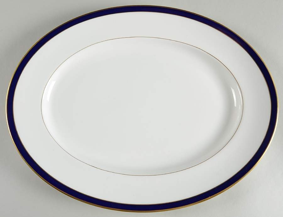 Federal Cobalt 15" Oval Serving Platter by Lenox-1