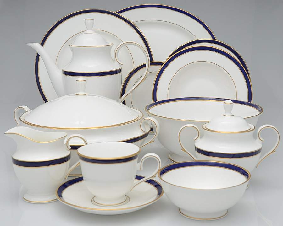 Federal Cobalt 65 Piece Estate Set by Lenox-1