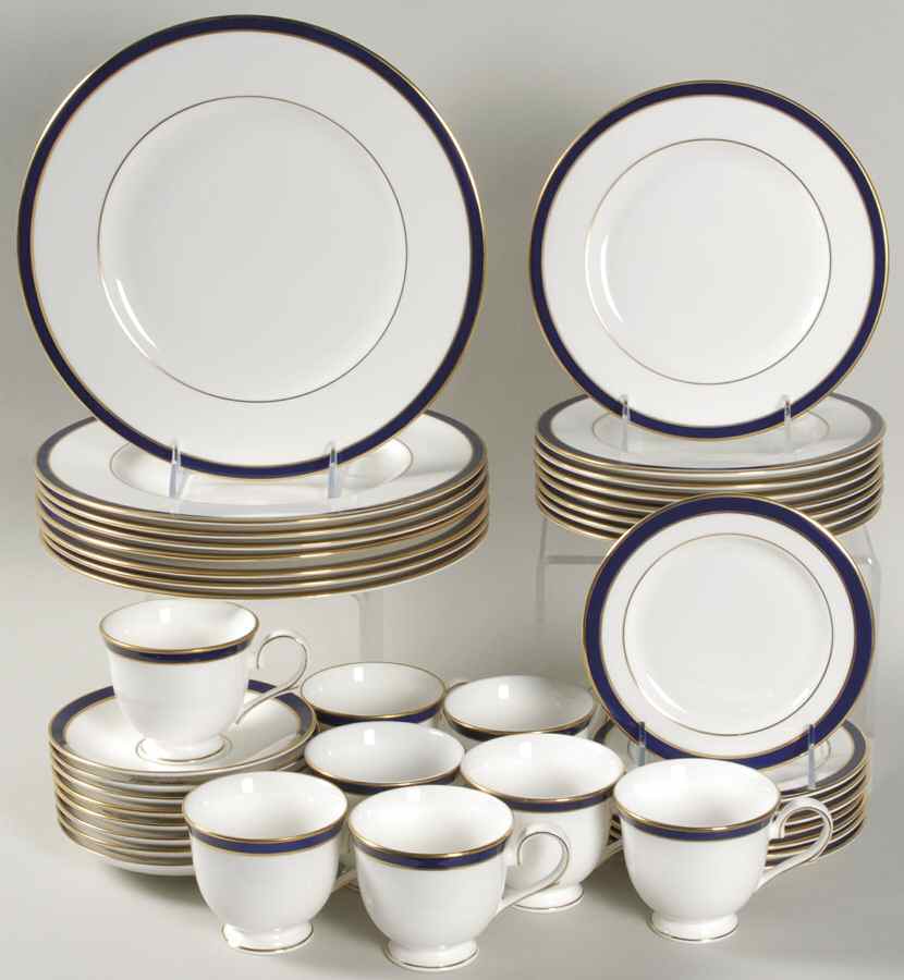 Federal Cobalt 40 Piece Set by Lenox-1