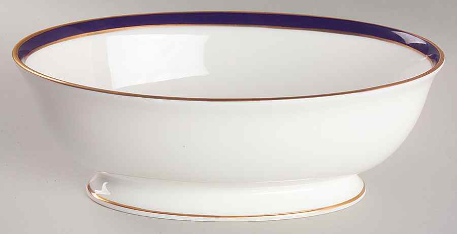 Federal Cobalt 9" Oval Vegetable Bowl by Lenox-1