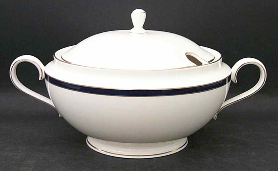 Federal Cobalt Tureen &  Lid by Lenox-1