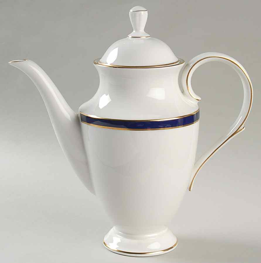Federal Cobalt Coffee Pot & Lid by Lenox-1