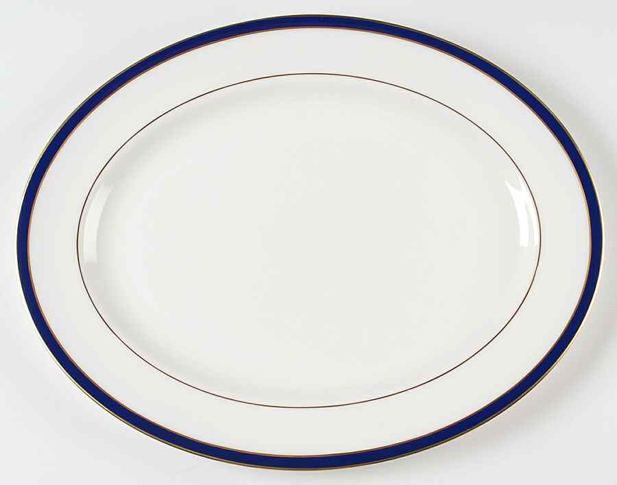 Federal Cobalt 16" Oval Serving Platter by Lenox-1