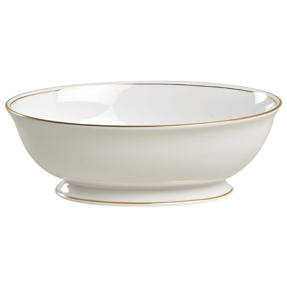 Federal Gold (Discontinued 2005) 9" Oval Vegetable Bowl by Lenox-1