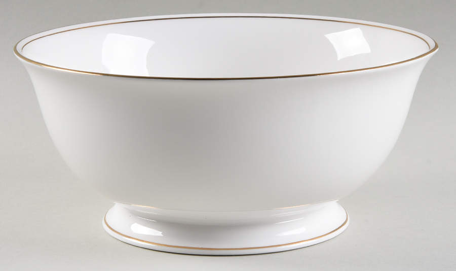 Federal Gold (Discontinued 2005) 8" Round Vegetable by Lenox-1