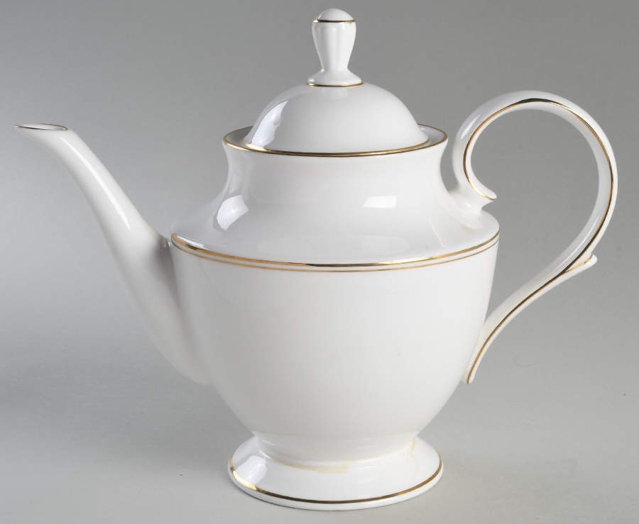 Federal Gold (Discontinued 2005) Teapot & Lid by Lenox-1