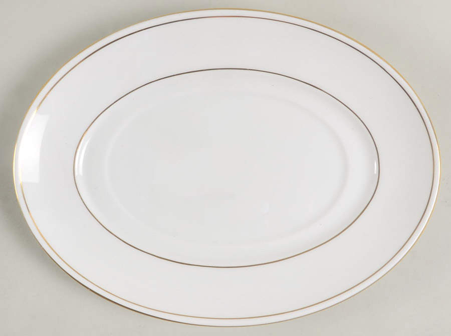 Federal Gold (Discontinued 2005) Underplate for Gravy Boat by Lenox-1