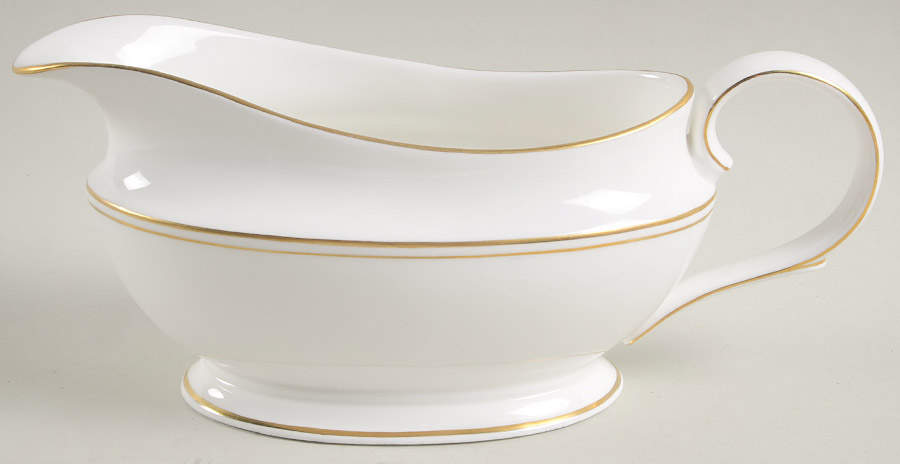 Federal Gold (Discontinued 2005) Gravy Boat by Lenox-1