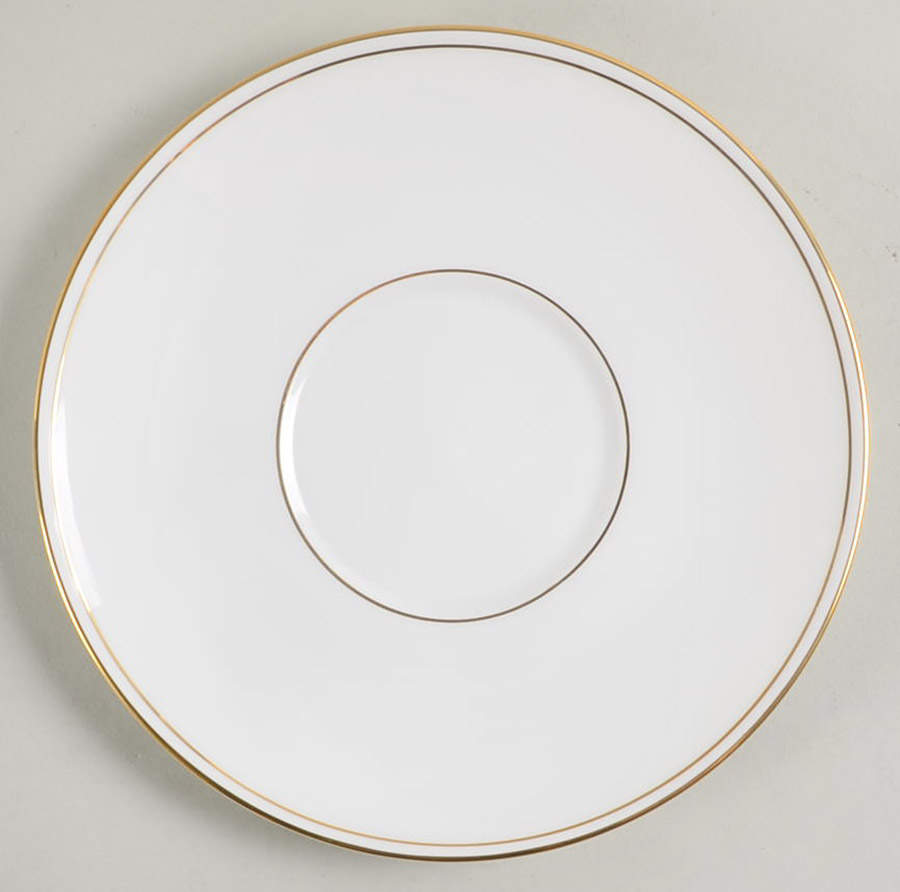 Federal Gold (Discontinued 2005) Saucer for Cream Soup Bowl by Lenox-1
