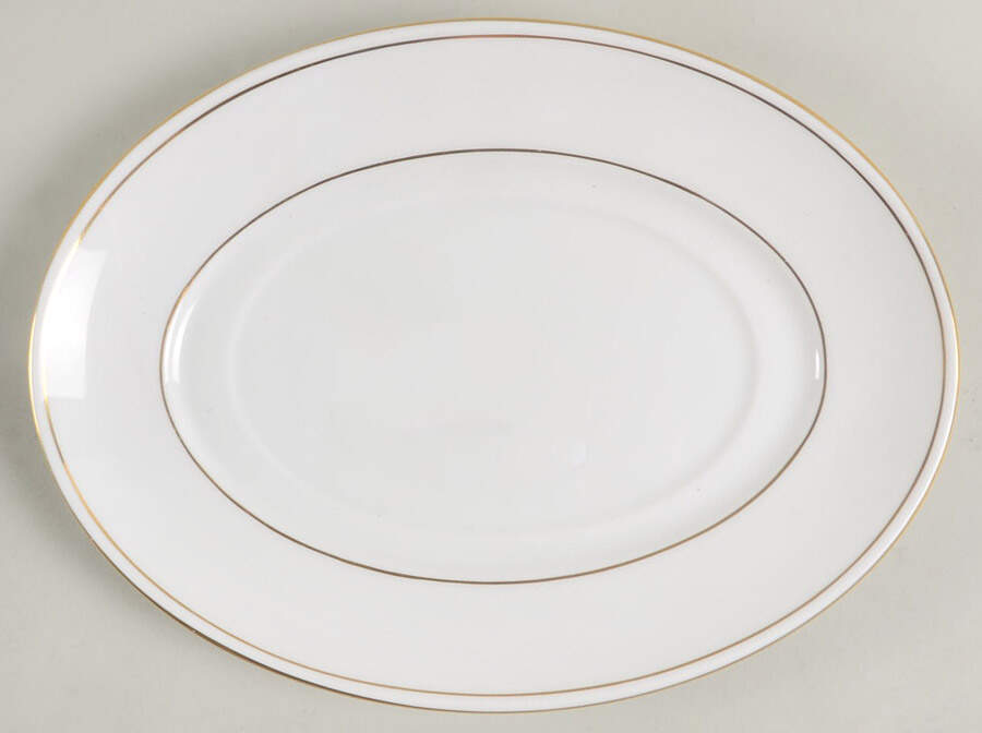 Federal Gold (Discontinued 2005) Underplate for Gravy Boat by Lenox-1