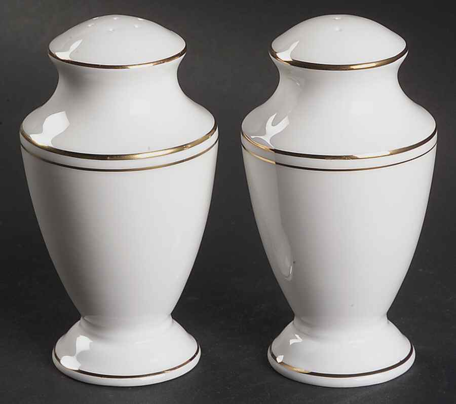 Federal Gold (Discontinued 2005) Salt & Pepper Set by Lenox-1