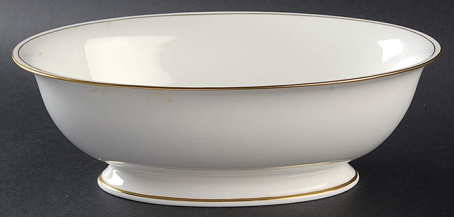 Federal Gold (Discontinued 2005) 9" Oval Vegetable Bowl by Lenox-1