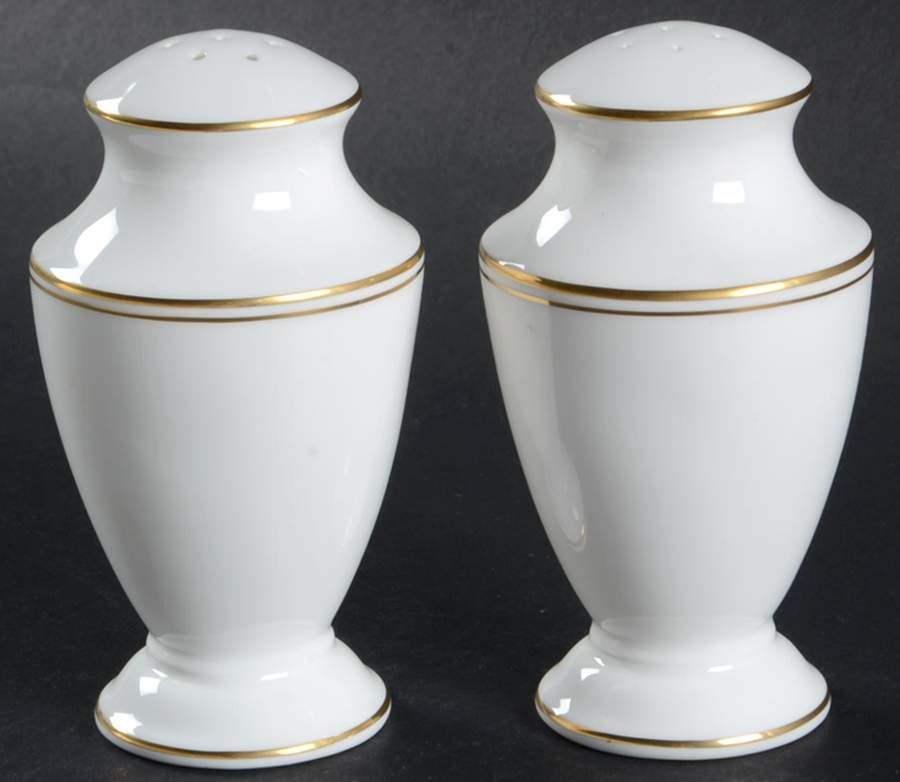 Federal Gold (Discontinued 2005) Salt & Pepper Set by Lenox-1