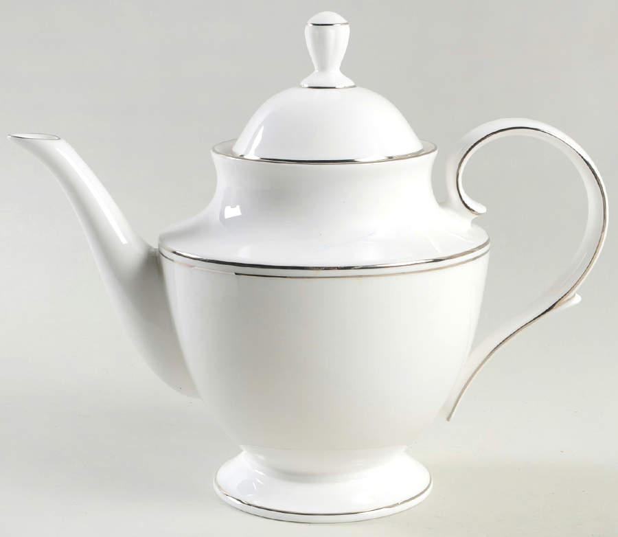 Federal Platinum Teapot & Lid by Lenox-1
