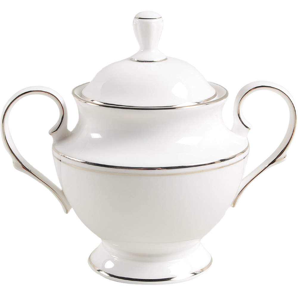 Federal Platinum Sugar Bowl & Lid by Lenox-1