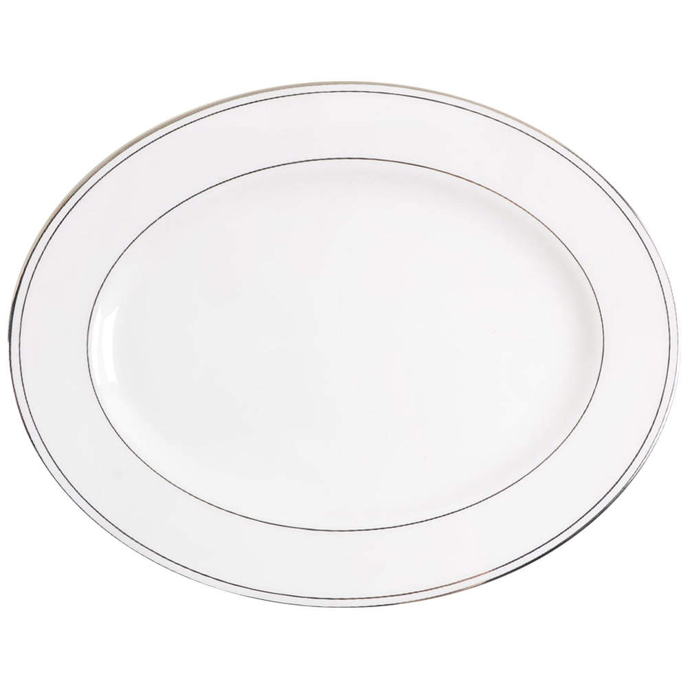 Federal Platinum 13" Oval Serving Platter by Lenox-1