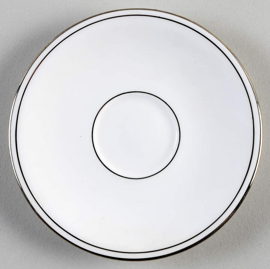 Federal Platinum Saucer for Flat Demitasse Cup by Lenox-1