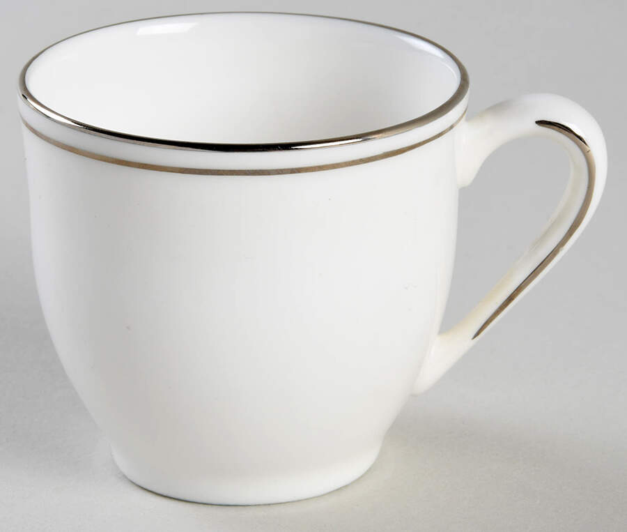 Federal Platinum Flat Demitasse Cup by Lenox-1