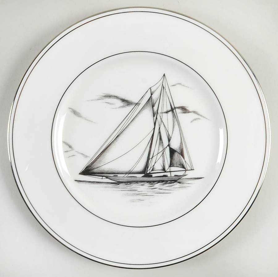 Federal Platinum Accent Luncheon Plate by Lenox-1