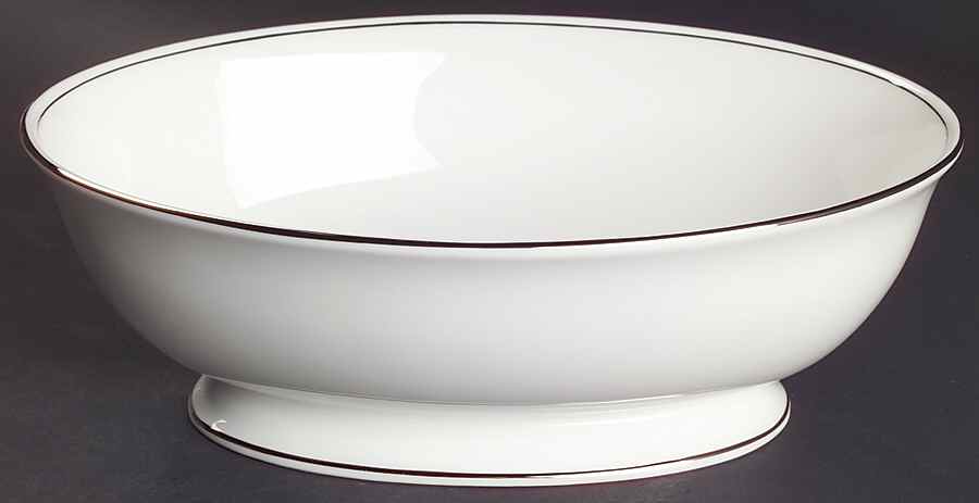 Federal Platinum 9" Oval Vegetable Bowl by Lenox-1