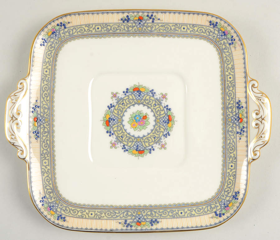 Festival Square Cake Plate by Lenox-1