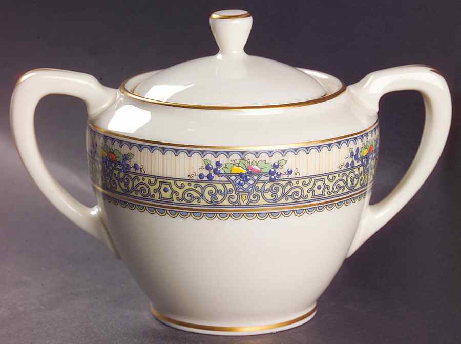 Festival Sugar Bowl & Lid by Lenox-1