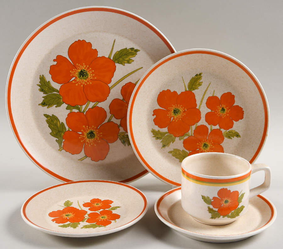 Fire Flower 5 Piece Place Setting by Lenox-1