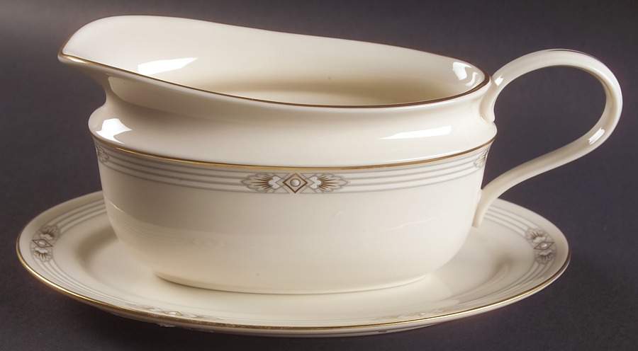 Firelight Gravy Boat & Underplate/Relish by Lenox-1