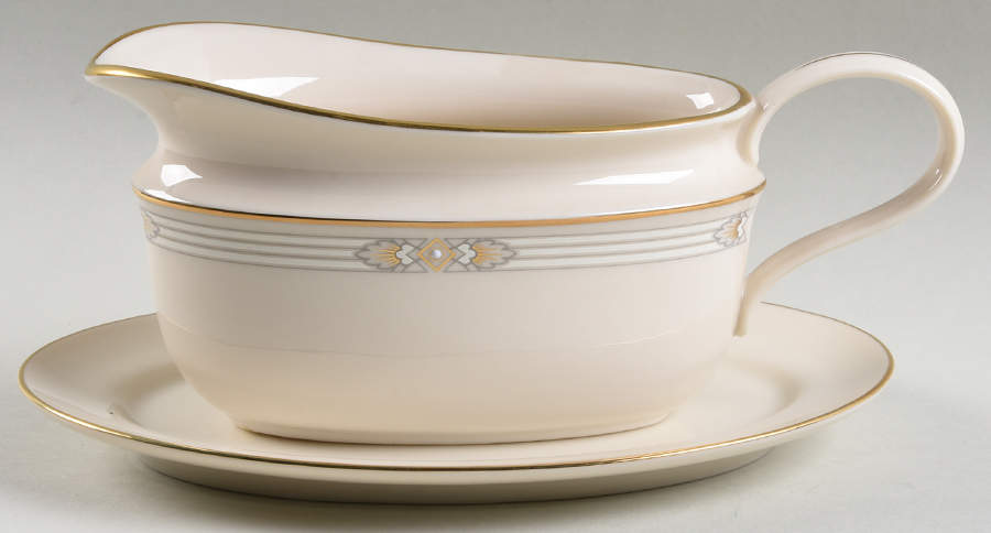 Firelight Gravy Boat & Underplate/Relish by Lenox-1