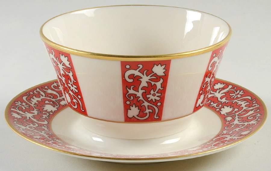 Firesong Gravy Boat with Attached Underplate by Lenox-1