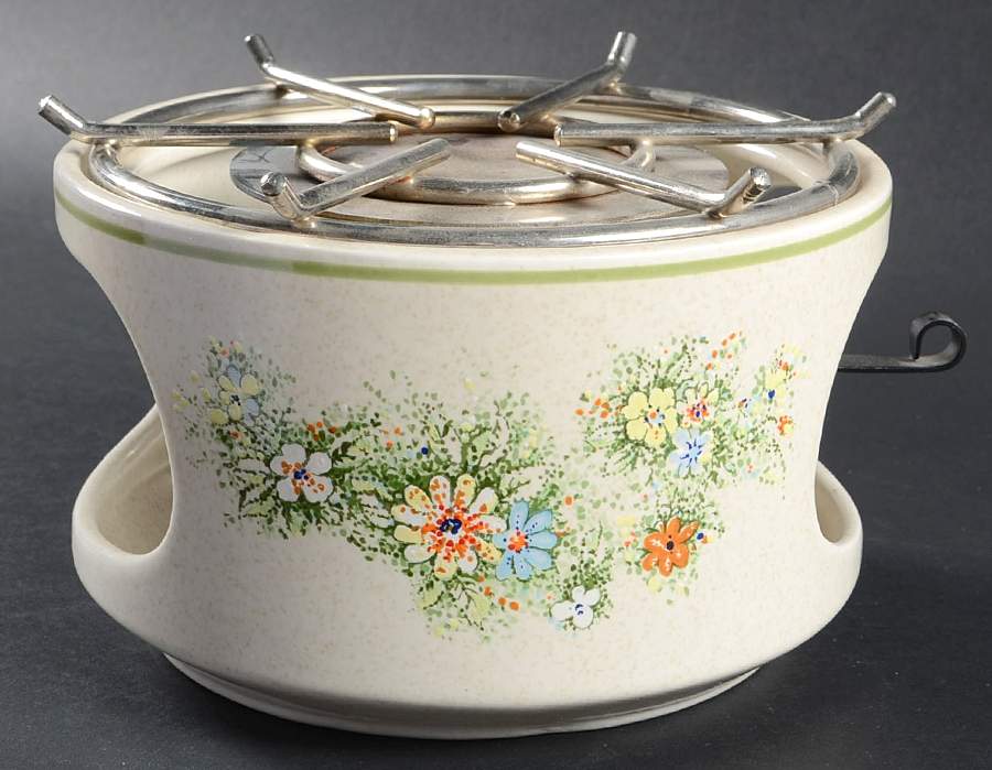 Floral Fantasy Warmer Stand, Metal Rack & Burner by Lenox-1
