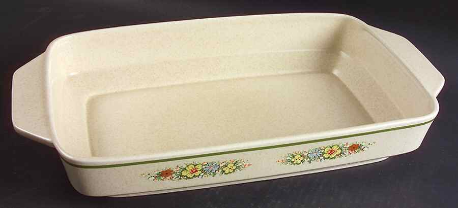 Floral Fantasy 15" Rectangular Baker by Lenox-1
