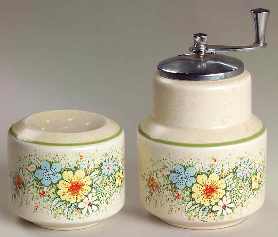 Floral Fantasy Salt Shaker & Pepper Mill Set by Lenox-1