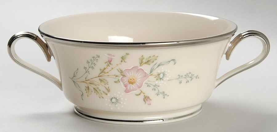 Flirtation Footed Cream Soup Bowl by Lenox-1